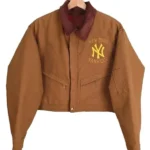 Vintage Carhartt NY Yankees Crop Jacket front