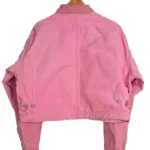 Vintage Carhartt NY Yankees Crop Jacket pink back
