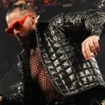 WWE RAW Seth Rollins Black Puffer Jacket front