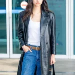 Weki Meki Do-yeon Leather Coat