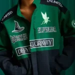 Wicked Elphaba Defying Gravity Racing green Jacket front