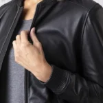 Womens Casterton Leather Bomber Jacket