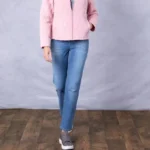 Womens Cicely Pink Quilted Jacket