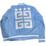 back Givenchy Stars Cropped Varsity Jacket