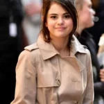 front A Rainy Day in New York Selena Gomez Belted Coat