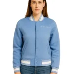 front Givenchy Stars Cropped Varsity Jacket