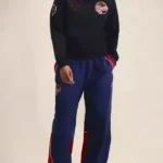 front Indiana Fever OVO x WNBA 2025 Black Hoodie