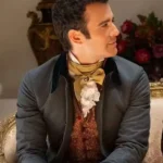 front Luke Thompson Bridgerton S03 Grey Trench Coat