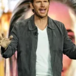 front Mercy Chris Pratt Suede Leather Jacket