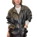 front Milla Jovovich In the Lost Lands 2025 Leather Jacket