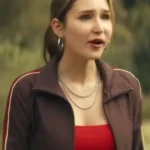 front Thais Martin Frauds Brown Track Jacket