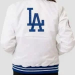 1980 LA Dodgers White Jacket back