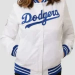1980 LA Dodgers White Jacket front