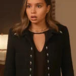 9-1-1 S09 May Grant Black Wool Jacket