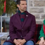 A Christmas Angel Match Michael Purple Coat front