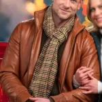 A Christmas Less Traveled Eric Johnson Leather Jacket