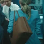 A House of Dynamite Rebecca Ferguson Blue Blazer back