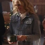 A Royal Montana Christmas Fiona Gubelmann Denim Jacket front
