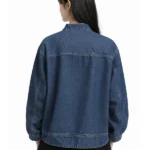 Adidas Chinese Blue Denim Jacket back