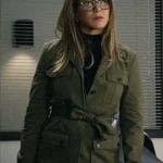 Alex Levy The Morning Show Green Jacket front