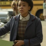 Amanda Christine IT Welcome to Derry Blue Wool Coat