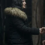 Arienne Mandi The Night Agent S02 Black Puffer Jacket back