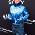 Billie Eilish Dodgers Blue Varsity Jacket