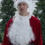 Christmas on Duty 2025 Parker Young Santa Claus Red Coat
