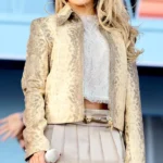 Coachella Sabrina Carpenter Leather Jacket