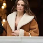 Devin Akin The Family Brown Shearling Jacket