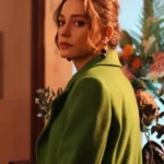 Devin Akin The Family Green Wool Coat