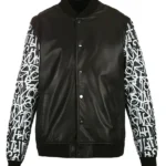 Elvis Varsity Leather Jacket