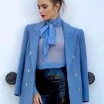 Emily Cooper Emily in Paris Blue Peacoat