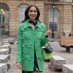 Emily Cooper Emily in Paris Green Wool Coat