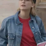 Emily In Paris Camille Razat Denim Jacket front
