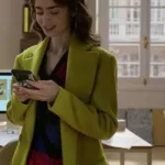 Emily In Paris Emily Cooper Lime Coat