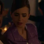 Emily In Paris S02 Lily Collins Purple Jacket