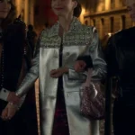 Emily In Paris S02 Lily Collins Silver Coat front