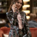 Emily In Paris S04 Lily Collins Floral Blazer front