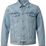 Emily in Paris Gabriel Blue Denim Jacket front