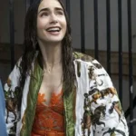 Emily in Paris Lily Collins Bomber Jacket