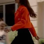 Emily in Paris Lily Collins Orange Jacket