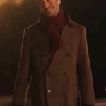 Emily in Paris S04 Marcello Brown Wool Coat