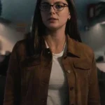 Emma Brunner FUBAR Brown Leather Jacket front