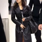 Jenna_Ortega_Frankenstein_Screening_Black_Leather_Coat_front