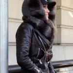 Jennifer Lopez Leather Black Jacket