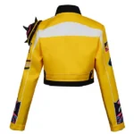 KPop Demon Hunters Rumi Leather Jacket Back