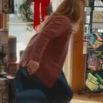 Katie Leclerc A Cherry Pie Christmas Corduroy Jacket back