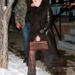 Kylie Jenner Shearling Coat