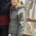 Laci J Mailey An Alpine Holiday Kelly Grey Hooded Jacket